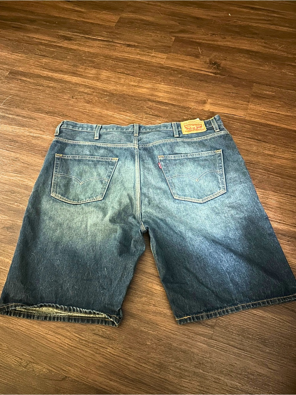 Levi’s 569 Loose Straight Denim Shorts Men’s 44 Blue Big & Tall 12” Inseam